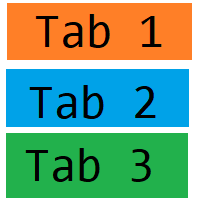 Multi-Colored Tabs Image
